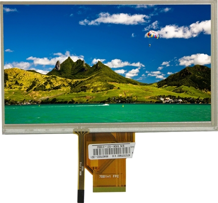 7.0 ιντσών 800x480 TFT LCD οθόνη για μέτρηση οργάνων και ηλεκτρονική αυτοκινήτου